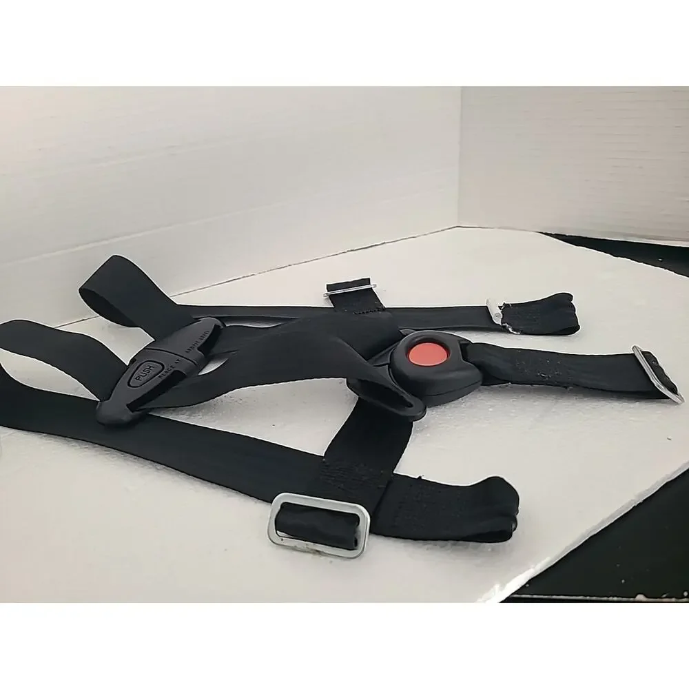 Doona Infant Baby Black Seat Belt Straps Harness Buckle Safety Clip Replacement